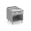 FTBG98ALR | Gas 2/3 Smooth, 1/3 Ribbed Plate on Open Stand