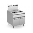 FRG98A | 2 Bowls, Gas Fryer on Closed Stand