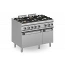 MFB711AFGXL | 6 Burners Gas Range on Gas Oven and Closed Cabinet