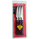 ARCOS Juegos Chuleteros | steak knife with wooden handle in set 