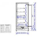MODUS HGD 2.5/0.7 | Refrigerated wall cabinet