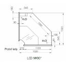 LCD Dorado INT90 | Belső sarokpult 90°