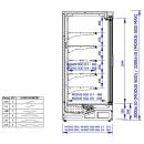 MODUS SGD 3.75/0.9 | Refrigerated wall cabinet