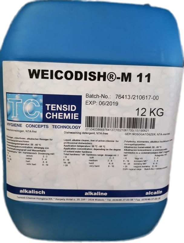 WEICODISH-M 11 | Klórmentes alkalikus tisztítószer