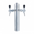 TC Prisma | 2 ways beer tower stainless steel - brushed