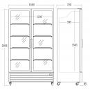 SD 1326 BE | Glass door Cooler