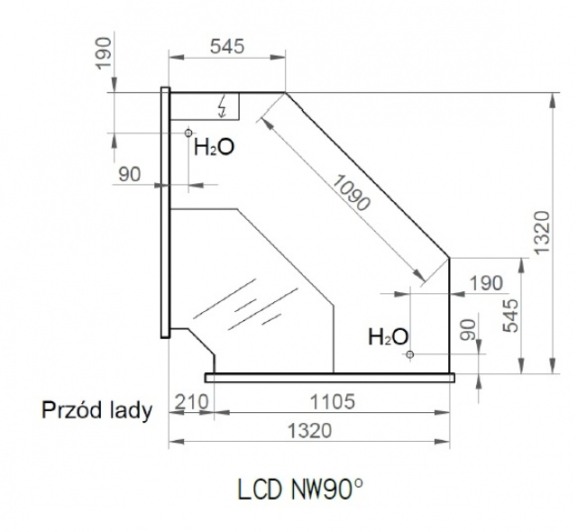 LCD Dorado REM INT90 | Belső sarokpult 90°