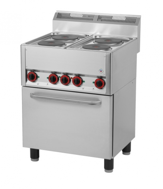 SPT 60 ELS 400V | Electric range with 4 plates and oven