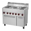 SPT 90/5 ELS | Electric range with 5 plates and oven