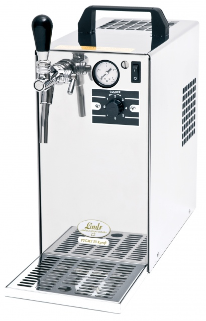 PYGMY 30/K Profi Dry contact one coiled beer cooler with built-in air compressor
