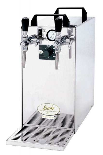 KONTAKT 40/K Profi Green Line | Dry contact double coiled beer cooler with built-in air compressor