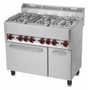 SPT 90 GL | Gas range with 6 burners and oven