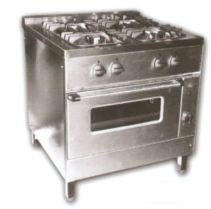 NGT-800 | Gas cooker with 4 burners, 2 grids and oven