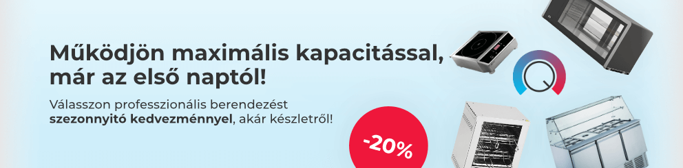 Válasszon professzionális berendezést szezonnyitó kedvezménnyel, akár készletről!