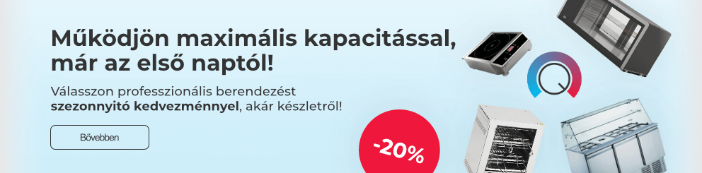 Válasszon professzionális berendezést szezonnyitó kedvezménnyel, akár készletről!