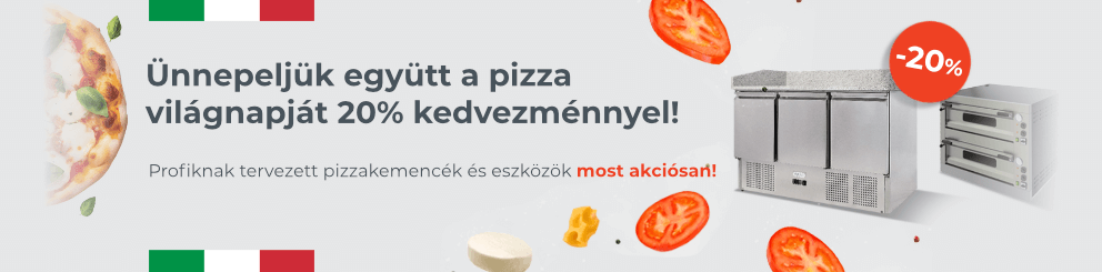 Ünnepeljük együtt a pizza világnapját 20% kedvezménnyel! 