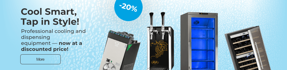 Professional cooling and dispensing equipment – now at a discounted price!
